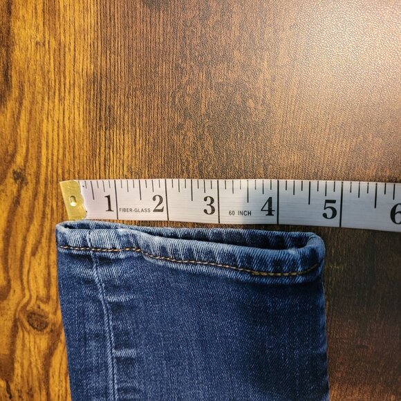 Levi's Jeans Size 28 Low Rise 711 Skinny Medium Light Wash Stretch Denim Western - Picture 12 of 13